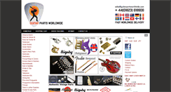 Desktop Screenshot of guitarpartsworldwide.com